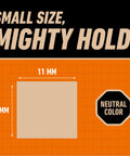 Mounting Putty For Walls Natural Tan Color 168 Pre Cut Squares showing size and neutral color label