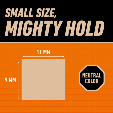 Mounting Putty For Walls Natural Tan Color 168 Pre Cut Squares showing size and neutral color label
