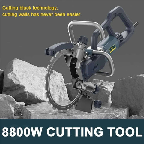 9500W Rugged Brushless Circular Concrete Cutter Saw With Integrated Water Pump And 10 Inch Cutting Depth For Granite Wood And Masonry Jobsites Built Tough To Saw Right Through Solid Materials Without Breaking A Sweat.