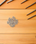 Stainless Steel Eyeglass Screw Washers 100Pcs For Rimless Glasses And Sunglasses Replacement Parts Wear And Corrosion Resistant Flat Gasket Spacers Universal Repair Kit Essentials For No Fuss Eyewear Fixes, flat washers on wood