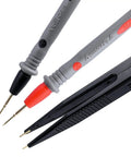 Close-up of Pro Grade Test Lead Tweezer Set For Multimeter Two Pack 1000V 20A Probes With SMD Tweezers Clips