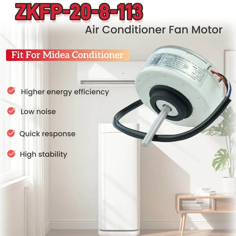 Brushless DC Fan Motor For Air Conditioner 140V 20W 1600 RPM CCW Indoor Unit Drop In Replacement Fits ZKFP-20-8-113