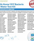 DIY Bacteria In Water Test Kit For Home Use With Results In About 6 Hours Detects 50 Coliform Species EPA Lab Certified