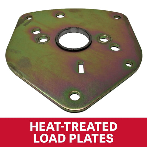 Image of heat treated load plates for 3 Ton Hand Chain Hoist with 15 ft lift, industrial grade, corrosion resistant construction, Model S90-300-15.