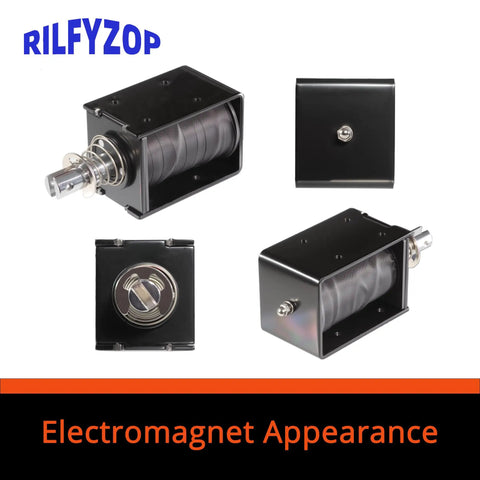 Beefed Up Industrial Grade Open Frame Linear Actuator With 12V DC Coil, 20mm Stroke, 80N Pull, Rectangular Electromagnet