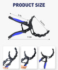 Adjustable Oil Filter Wrench With Self Adjusting Mechanism Durable Forged Steel Tool for 2 to 5 Inch Filters with size details