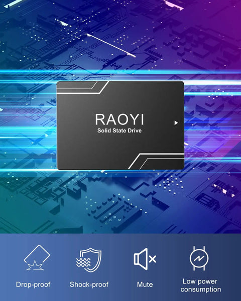 256GB Internal SSD Upgrade For PC And Laptop SATA III 6Gb/s 2.5 Inch Drive With 3D NAND Flash on digital background