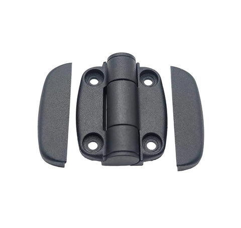 Nylon Butt Hinge Surface Mount Free Swinging 180 Degree Range With 49mm Length 44mm Width And 14mm Height Matte Black Wear Resistant Door Hinge