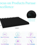 Dope 12 Pack High Density Sound Proof Foam Panels For Walls With Self Adhesive Pads 1 Inch Thick By 12 Inch By 12 Inch Acoustic Panels