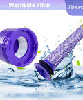 10 Pack Replacement Vacuum Filters For V7 And V8 Cordless Vacuums Includes 5 Pre Filters And 5 Post Filters Fits V8 Absolute V8 Animal V7 Absolute