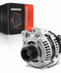 Product image of Alternator For Ford Fusion 2006 2009 V6 3.0L 12V 150A With 6 Groove Pulley Clockwise Rotation Easy Bolt On with box packaging.