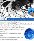 16-Notch Bottom Bracket Tool for Shimano Chris King SRAM compatible with disc brake lockrings and motor lockrings