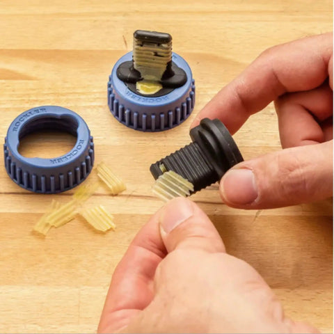Silicone Glue Applicator Tips For Domino Joints 6 Plus 6 Pack With Caps And Cleaning Tools, precision glue dispensing