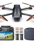 F7MINI 4K RC Drone With 1080P Screen 20000ft Transmission 64Min Flight 3 Axis Gimbal 249g FAA Exempt GPS Track Auto Return