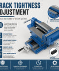 Industrial Grade Bench Vise With 6.3 Inch Jaw Width Built Tough For Real World Workshop Use featuring adjustment screws