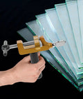 Manual Ceramic Tile Opener And Cutter Tool With Aluminum Alloy Body 3-15mm Cutting Range For Easy Tile And Mirror Cutting DIY Friendly Tile Tool For Home Renovation And Construction In Assorted Colors, used on glass