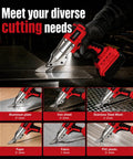 Cordless Metal Shears for Milwaukee 20V Max Tool Only, Brushless Motor For Fast Clean Cuts, No Cord Hassle, Lightweight and Durable for Aluminum, Copper, Stainless Steel, and Sheet Metal, Long Battery Life, Easy Cutting, cutting 0-2mm metal sheet