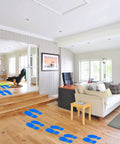 45 Pairs 90 Footprint Floor Stickers Set For Classrooms And Dance Studios Waterproof PVC Decals For Floors Walkway in Room