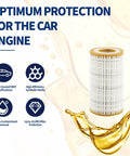 Premium Oil Filter For Mercedes-Benz Vehicles Like C-Class E-Class GLK ML S CLK, Replacement For A0001802609, synthetic media