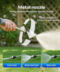 Person using Turn Any Hose Into A Beastly High Pressure Cleaning Jet With The 2026 Upgraded Multi Function Sprayer showing spray modes