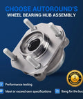 Front Wheel Bearing And Hub Assembly For Nissan Sentra 2L 2007 2008 2009 2010 2011 2012 Fits Front Left And Right 4 Lugs Non ABS 2 Pack