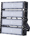 Heavy Duty Outdoor Flood Light Built Like A Tank For Stadium And Large Yards Featuring IP65 Waterproof Sealing And Knocked Out Bright 6000K Cool White Spotlight Illumination That Handles Any Job Without Breaking A Sweat - close-up of rugged design and LED panels.