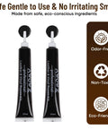 Two 25ml tubes of black leather repair kit for furniture sofas jackets and car interiors, odor-free and eco-friendly.