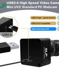 Ultra HD 20MP Varifocal USB 3.0 Camera For PC And Raspberry Pi, 5-50mm 10X Manual Zoom showing USB3.0 compatibility