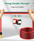 12 AWG XT60 Extension Cable 3 Feet 2 Pack XT60 To XT60 With Male To Female Connectors held to show strength