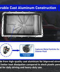 Beefed Up Aluminum 10R80 Transmission Pan Kit with filter and drain plug, Ford F150 Ranger Mustang Expedition Navigator HL3Z7A194A