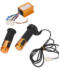 Golden 24V 250W Electric Bike Brushed Controller With Aluminum Alloy Housing Throttle Grips For Tricycle Motorcycle