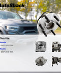 Rear Wheel Hub Bearing Assemblies With ABS For Honda CR V 2007 2011 And Acura RDX 2007 2012 2016 2018 Two Piece Left And Right Set ISO Certified