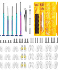 Top Tier Eyeglass Repair Kit Including 24 Pairs Of Replaceable Nose Pads, Magnetic Screwdrivers, Micro Screws And Curved Tweezers For Fast Specs Repairs, Sick Travel Essential.