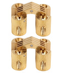 Hidden copper hinges for DIY furniture, set of 2