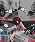 Dial Test Indicator With Magnetic Base For Lathe CNC 3D Printer Table Saw in various inspection setups