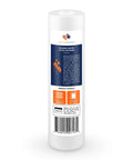 Side view of 5 Micron Sediment Filter 10 By 2 Point 5 Whole House Water Filter Replacement For Well Water Systems P5 AP110 WHKF GD05