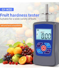 Top Shelf Portable Digital Fruit Hardness Tester And Penetrometer For Checking Apple Pear Grape And Orange Firmness with digital display