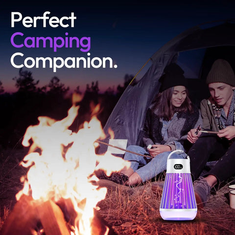 Zapper 2.0 3 Pack Portable Bug Zapper For Indoor And Outdoor Use Cordless Rechargeable Mosquito Zapper With Hanging Hook 1500V