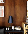 Room decor with Walnut Wood Grain Contact Paper Peel And Stick Self Adhesive Vinyl Wrap For Cabinets And Countertops.