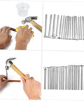 Leather Craft Tool Set 20Pcs Saddle Stamp Punch Kit for detailed stamping and carving patterns on leather belts and wallets.