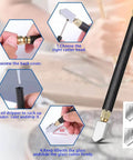 Glass Cutting Tools Set For DIY Projects Glass Cutter Kit With Running Pliers And Breaking Pliers Using Steps Instruction