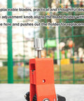 Close-up of Heavy Duty Manual And Electric Wire Stripping Machine With Replaceable Blade showing the blade holder adjustment knob.