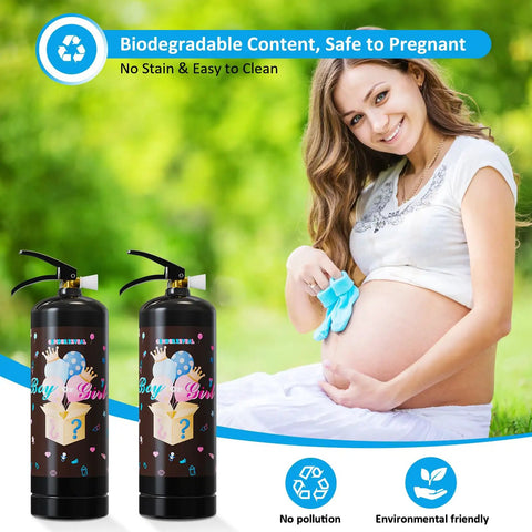 Turn Up Your Gender Reveal With Durable 2 Pack Powder Blaster Kit Cranking Out Massive Cornstarch Smoke Clouds Pink Blue Blast 20 Ft Safe Non Toxic Formula For Epic Baby Shower Bash Party