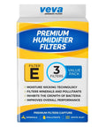 No Brainer Three Pack Premium Humidifier Filter Replacement For HC-14, HCM-6009, HCM-6011, HEV-680, HEV-685 Series packaging