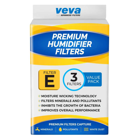 No Brainer Three Pack Premium Humidifier Filter Replacement For HC-14, HCM-6009, HCM-6011, HEV-680, HEV-685 Series packaging