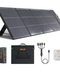 200W Monocrystalline Portable Folding Solar Panel Charger For Generators And Power Stations with accessories