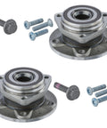 5-Stud Rear Wheel Bearing Hubs Assembly For VW Tiguan Q3 Arteon Taos TT Quattro - 2016 To 2024 AWD And FWD Fits, 2-piece set with bolts