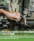 Kickass Heavy Duty One Inch Outside Diameter By Point Four Zero Inner Eight Inch Low Carbon Steel Tube Spacer Ten Pack Seamless Metal Rings in use during fabrication.