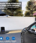 Heavy Duty Chain Drive Automatic Sliding Gate Opener For Large Driveways Up To 5700 Pounds AC Powered Gate Motor with remote use