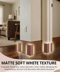 Self Adhesive Rubber Corner Protectors For Walls And Furniture, Brown Baseboard Edge Guards with Cushioned Corner Blocks installed